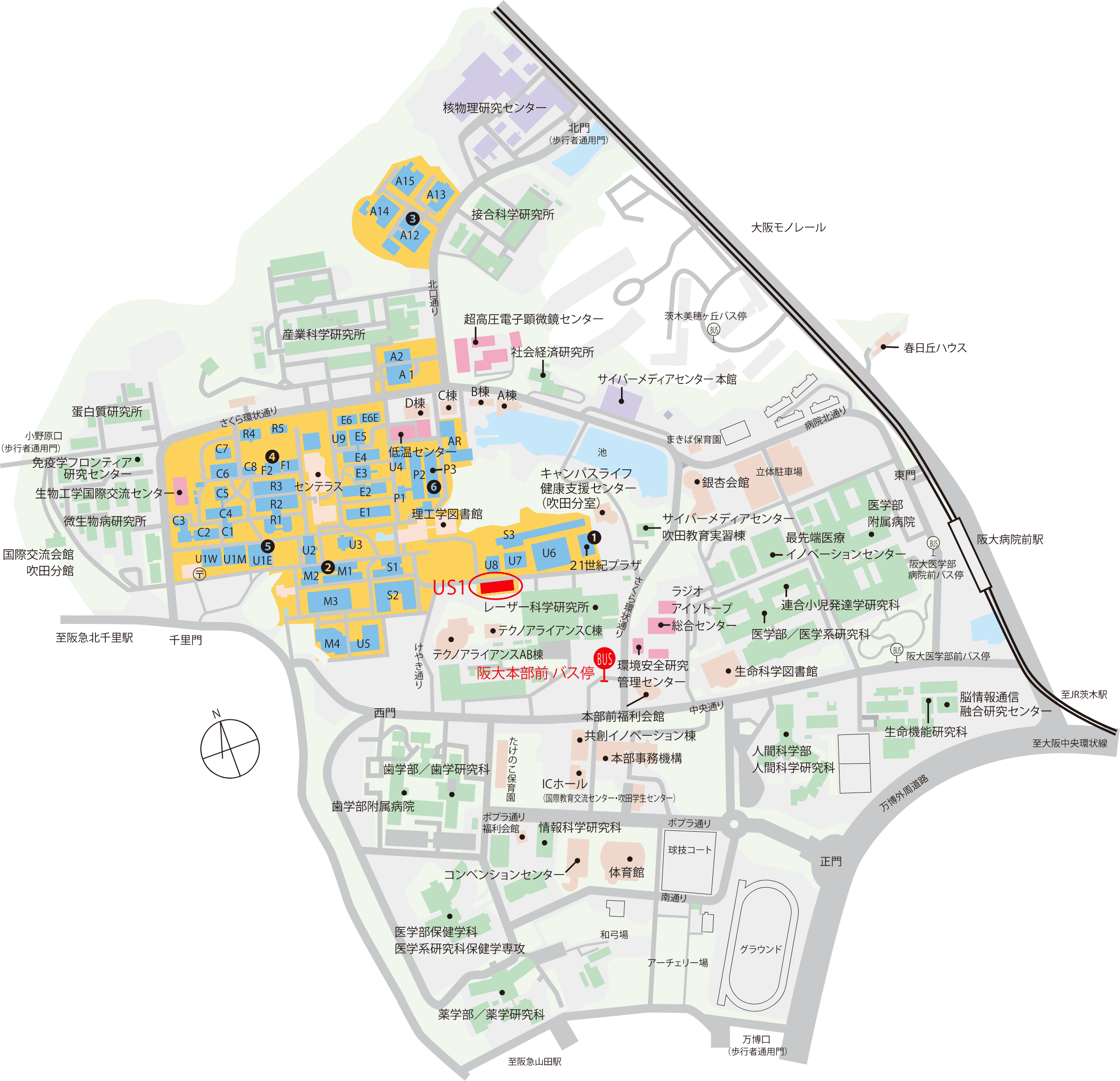 キャンパスマップ